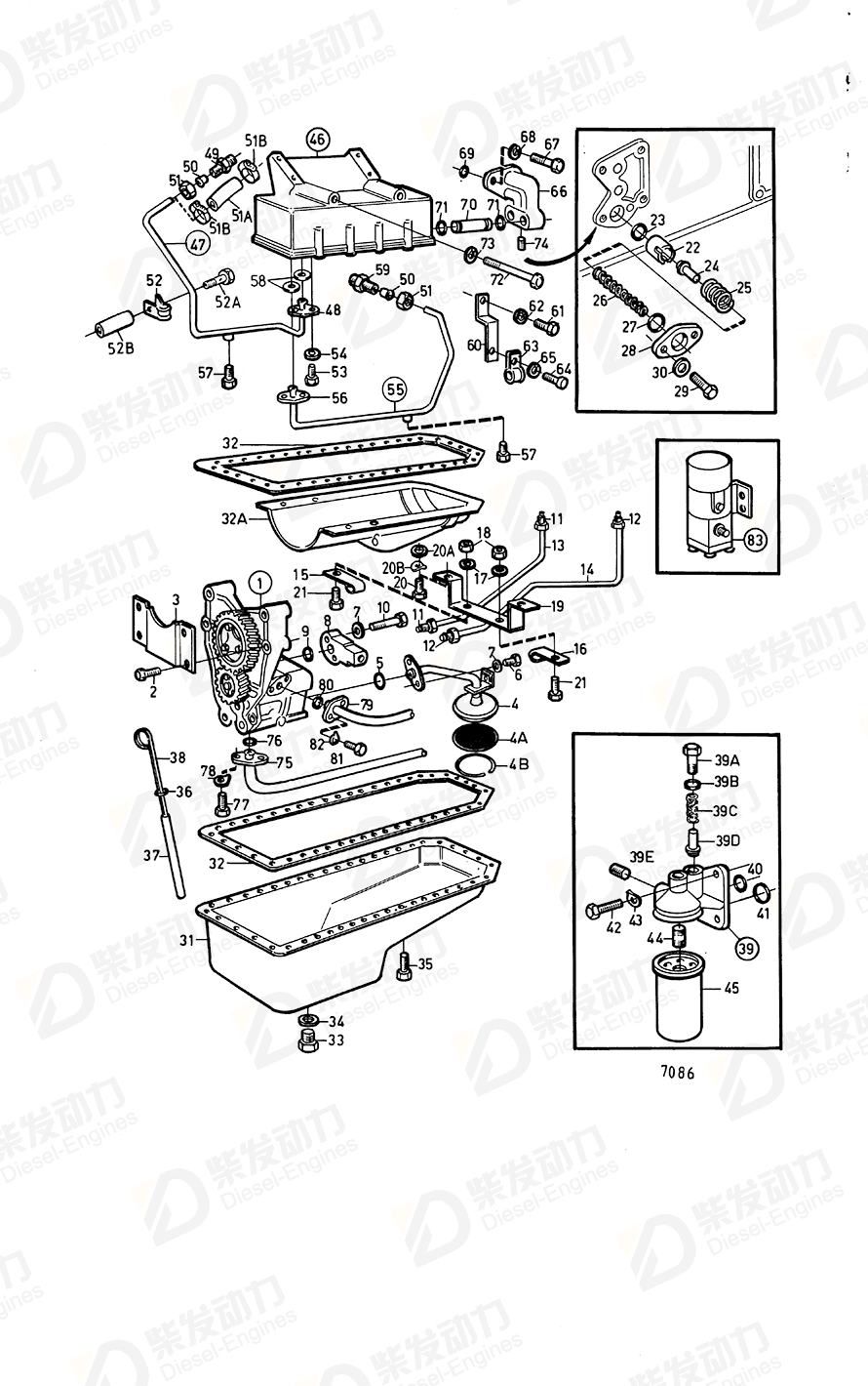 VOLVO Cover 469326 Drawing